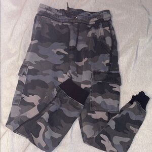 Camouflage Boys Cargo Joggers